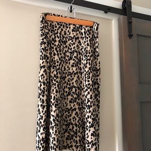 Halogen Leopard Skirt
